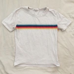 Brandy Melville Rainbow Jamie Top